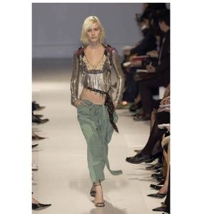 Balenciaga ICONIC TEAL BLUE Cargo Pant_ S/S 2002 Le Dix Cargo Pants